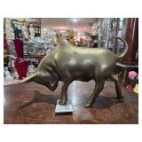 'The Charging Bull' Made in Korea Brass