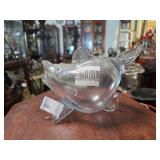 Mid - Century Modern Glass Fishbowl Terrarium