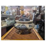 Chinese Ceramic Tripod Incense Burner