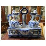 Vintage Oil & Vinegar Cruet Set; Portugal