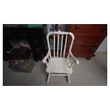Child's Spool Style Spindle Back Rocking Chair