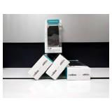4 Quikcell FLIP Universal Phone Cases, Black