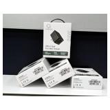 4 Quikcell QTRC2001 Dual Port 24W Wall Chargers