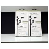 Quikcell 3-in-1 USB-A Multi-Connect Cables