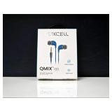 Quikcell QMIX 100 Wired Earbuds - Blue