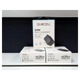 Quikcell 24W Dual USB-A Wall Chargers QTRC2001