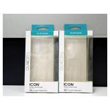 QUIKCELL TCL STYLUS 5G ICON Silver Shimmer Case