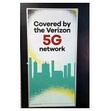 Verizon 5G Network Framed Advertising Sign