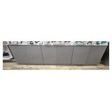 3 Gray 2-Door Commercial Storage Cabinets