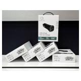 Quikcell USB-A Dual Port Car Charger 24W Set 5