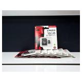 8 Kingston Canvas Select microSDHC w/ Adapters