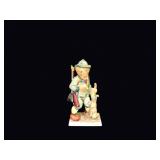 Friedel Bavaria Porcelain Hunter w Rabbit