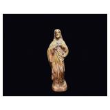 Sacred Heart of Jesus Chalkware Statue 17.5in