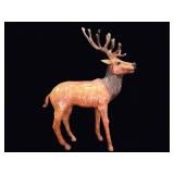 Leather Wrapped Stag Figure Late 20th Century