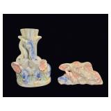 Daniel Brand Lusterware Elephant Vase Set