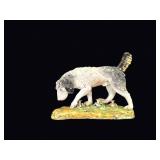 19thC Staffordshire Porcelain Setter Figure