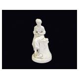 Blanc de Chine Porcelain Seated Lady Figure