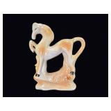 1950s Lusterware Horse Candle Holder Planter