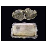 Bernard Rubin Silverplate Tray & Dish Lot