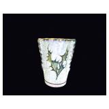 Sesto Fiorentino Majolica Thistle Vase Italy