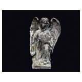 Kneeling Angel Resin Statue Bronzed Finish