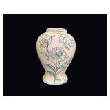 Famille Rose Baluster Vase Pink Ground 20th C