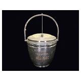 Silver Plate Ice Bucket 25th Anniversary c1900