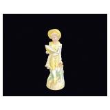 Continental Bisque Boy Figurine c1900 11in