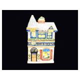 Ceramic Village Shop Cookie Jar 1990s