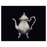 Sheridan Silverplate Footed Coffee Pot