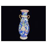 Famille Rose Porcelain Baluster Vase c1950