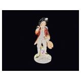 Japanese Porcelain Grape Harvester Figurine