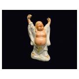Chinese Porcelain Hotei Buddha Arms Raised