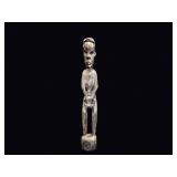 African Carved Wood Ancestor Figure 16in
