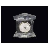 Czech Lead Crystal Quartz Mantel Clock
