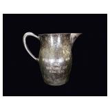 1968 AHSA Horse Show Silverplate Trophy Pitcher