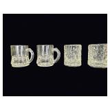 Federal Glass & Coronet Mini Mug Shot Glasses 4