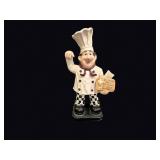 Resin Chef Figurine with Menu Sign 18.5in