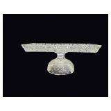 EAPG Pressed Glass Hobstar Cake Stand C1920