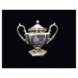 Quadruple Plate Covered Sugar Bowl 3098 c1900