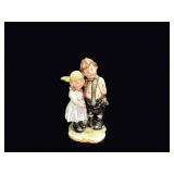 Heubach Style Bisque Boy and Girl Figurine