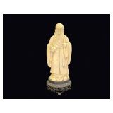 Shou Lao Faux Ivory Resin Figure Hong Kong