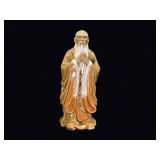 Shou Lao Mudman Figurine Mid-20th C China