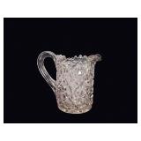 EAPG Daisy Button Sun Purple Pitcher Sawtooth