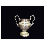 Silverplate Twin Handled Urn c1900