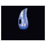 MCM Speckled Cobalt Ceramic Ewer 1950s