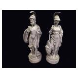 Mottahedeh Black Basalt Mars Minerva Pair