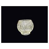 Avon Pressed Glass Starburst Rose Bowl
