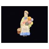 Old Balloon Seller Porcelain Figurine Unmarked