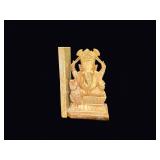 Soapstone Ganesha Bookend India Late 20th C